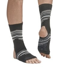 GAIAM 63497 anti-slip kojinės sportui, pilkos kaina ir informacija | Moteriškos kojinės | pigu.lt