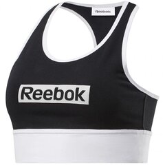 Sportinė liemenėlė moterims Reebok TE Linear Logo Bral W FK6713, 51480, juoda kaina ir informacija | Sportinė apranga moterims | pigu.lt