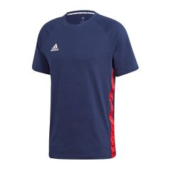 Спортивная футболка мужская, adidas Tango Tape TEE M FM0853 синяя цена и информация | Мужская спортивная одежда | pigu.lt