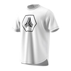 Футболка мужская футбольная Adidas Tango Big Logo Tee M FJ6340, белая цена и информация | Мужская спортивная одежда | pigu.lt