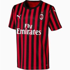 Sportiniai marškinėliai berniukams Puma AC Milan Home SS Jr 755861 01, raudona kaina ir informacija | Marškinėliai berniukams | pigu.lt