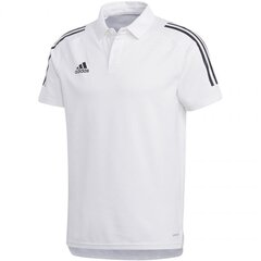 Мужская спортивная футболка Adidas Condivo 20 Polo M EA2517 51756, белая цена и информация | Мужская спортивная одежда | pigu.lt