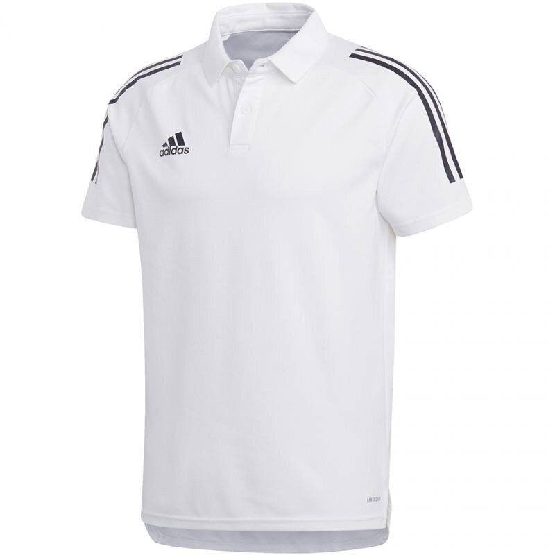 Sportiniai marškinėliai vyrams Adidas Condivo 20 Polo M EA2517 51756, balti цена и информация | Sportinė apranga vyrams | pigu.lt