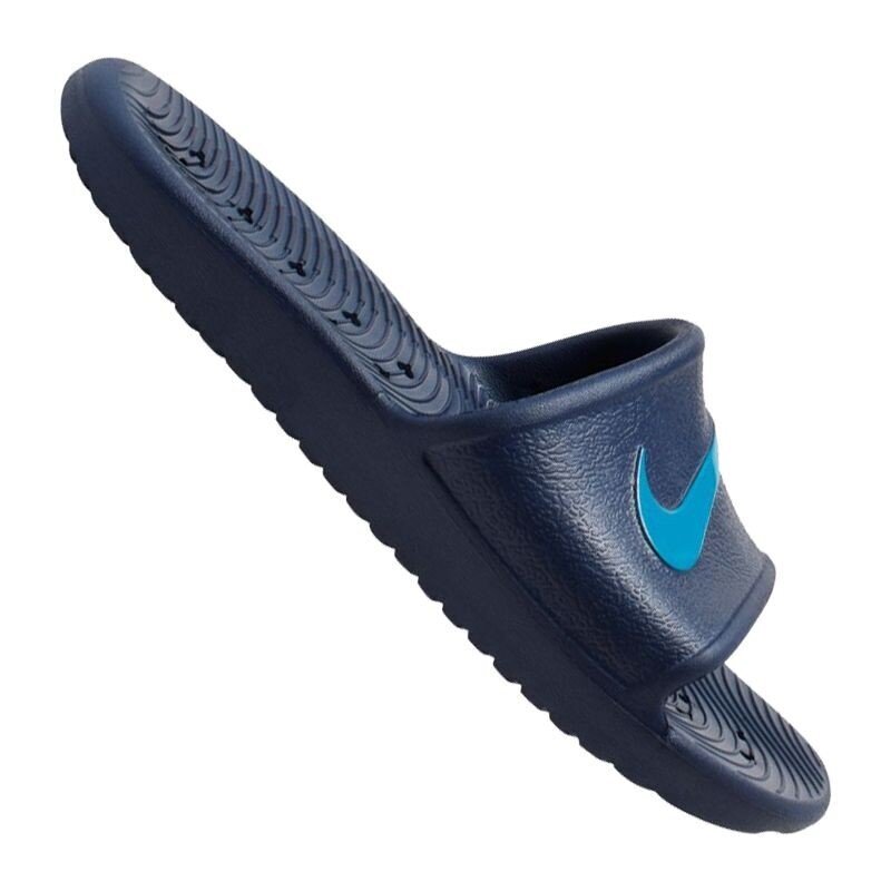 Paplūdimio šlepetės berniukams Nike Kawa Shower GS / PS Jr BQ6831-402 (51912) kaina ir informacija | Šlepetės, kambario avalynė vaikams | pigu.lt