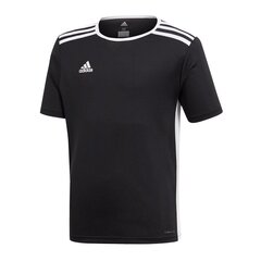Футболка для мальчиков Adidas Entrada 18 Jr CF1041, черная цена и информация | Рубашки для мальчиков | pigu.lt