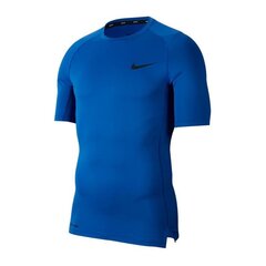 Мужская спортивная футболка Nike Pro Short-Sleeve M BV5631-480, 52026, синяя цена и информация | Мужская спортивная одежда | pigu.lt