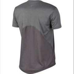 Nike спортивная футболка женская Miler Top SS W AJ8121-056 спортивная футболка, 52032, серая цена и информация | Спортивная одежда для женщин | pigu.lt