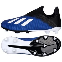 Futbolo bateliai Adidas X 19.3 LL FG J EG9840, juodi kaina ir informacija | Futbolo bateliai | pigu.lt