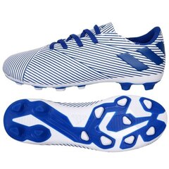 Футбольные бутсы Adidas Nemeziz 19.4 FxG JR EF1740, белые цена и информация | Футбольные бутсы | pigu.lt