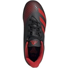 Futbolo bateliai Adidas Predator 20.4 TF JR EF1956, juodi kaina ir informacija | Futbolo bateliai | pigu.lt