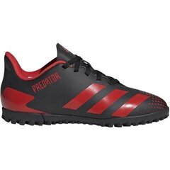 Бутсы футбольные Adidas Predator 20.4 TF JR EF1956, чёрные цена и информация | Футбольные бутсы | pigu.lt