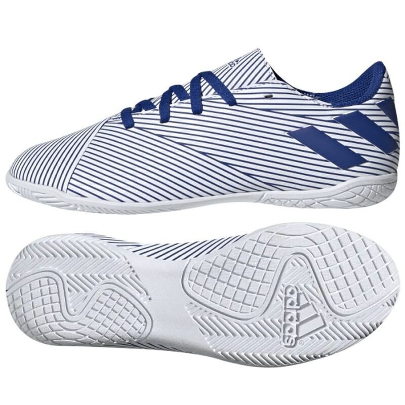 Futbolo bateliai Adidas Nemeziz 19.4 IN JR EF1754, balti цена и информация | Futbolo bateliai | pigu.lt