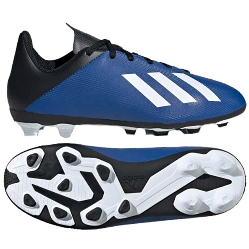 Futbolo bateliai Adidas X 19.3 FG J EG7152, mėlyni kaina ir informacija | Futbolo bateliai | pigu.lt
