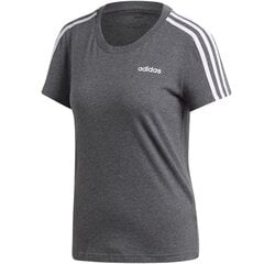 Спортивная футболка женская Adidas W Essentials 3S Slim Tee W FM6428 серая цена и информация | Спортивная одежда для женщин | pigu.lt