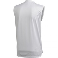 Мужская футболка Adidas Condivo 20 sleeveless training M EA2509 52890, белая цена и информация | Мужская спортивная одежда | pigu.lt