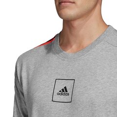 Sportiniai marškinėliai vyrams Adidas 3S Tape Tee M FM3450, 52986, pilki kaina ir informacija | Sportinė apranga vyrams | pigu.lt