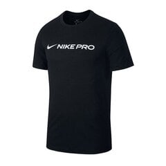 Мужская спортивная рубашка Nike Pro Dry Tee M CD8985-010, 53120, черная цена и информация | Мужская спортивная одежда | pigu.lt