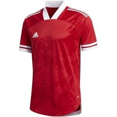 Sportiniai marškinėliai vyrams Adidas Condivo 20 M FT7257 53147, raudoni kaina ir informacija | Sportinė apranga vyrams | pigu.lt