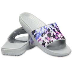 Paplūdimio šlepetės moterims Crocs Classic Crocs Tie Dye Mania Slide W 206481 97K, 53570 kaina ir informacija | Vandens batai | pigu.lt