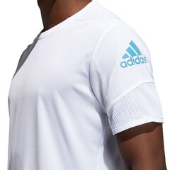 Sportiniai marškinėliai vyrams Adidas 25/7 Tee Rise Up N Run M FL6818, balti kaina ir informacija | Sportinė apranga vyrams | pigu.lt