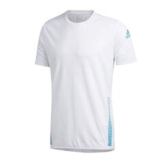 Sportiniai marškinėliai vyrams Adidas 25/7 Tee Rise Up N Run M FL6818, balti kaina ir informacija | Sportinė apranga vyrams | pigu.lt