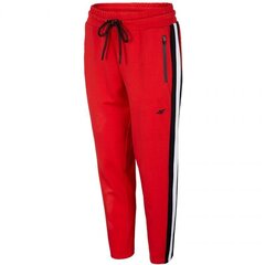 Спортивные женские брюки 4F, красные цена и информация | Спортивная одежда женская | pigu.lt