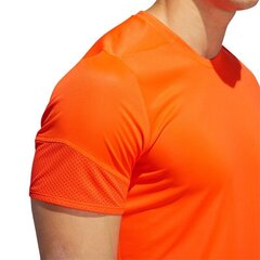 Sportiniai marškinėliai vyrams Adidas 25/7 Rise Up N Run M EI6326, oranžiniai kaina ir informacija | Sportinė apranga vyrams | pigu.lt