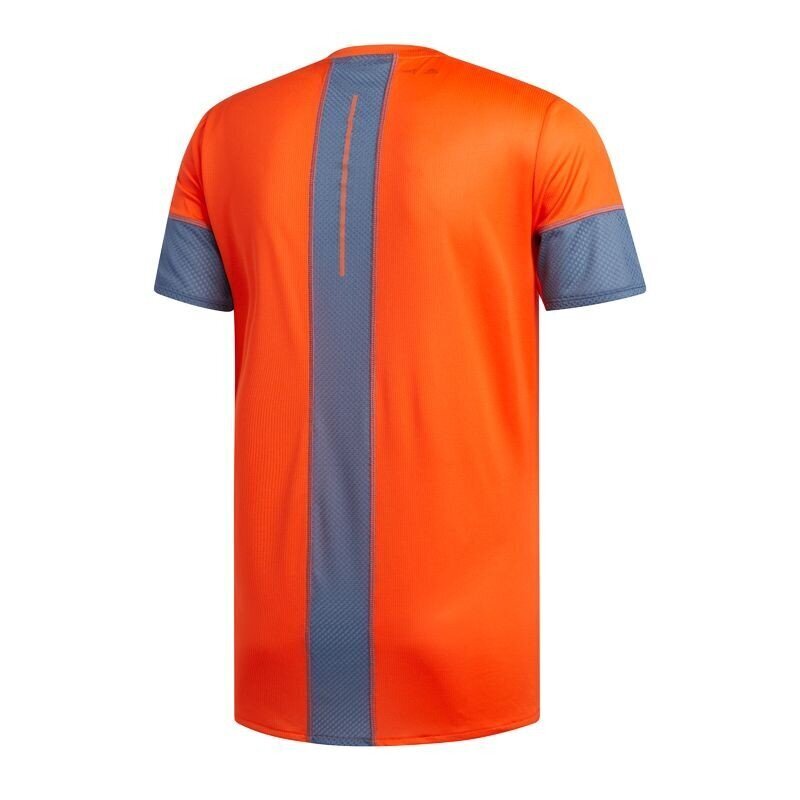 Sportiniai marškinėliai vyrams Adidas 25/7 Rise Up N Run M EI6322, oranžiniai цена и информация | Sportinė apranga vyrams | pigu.lt