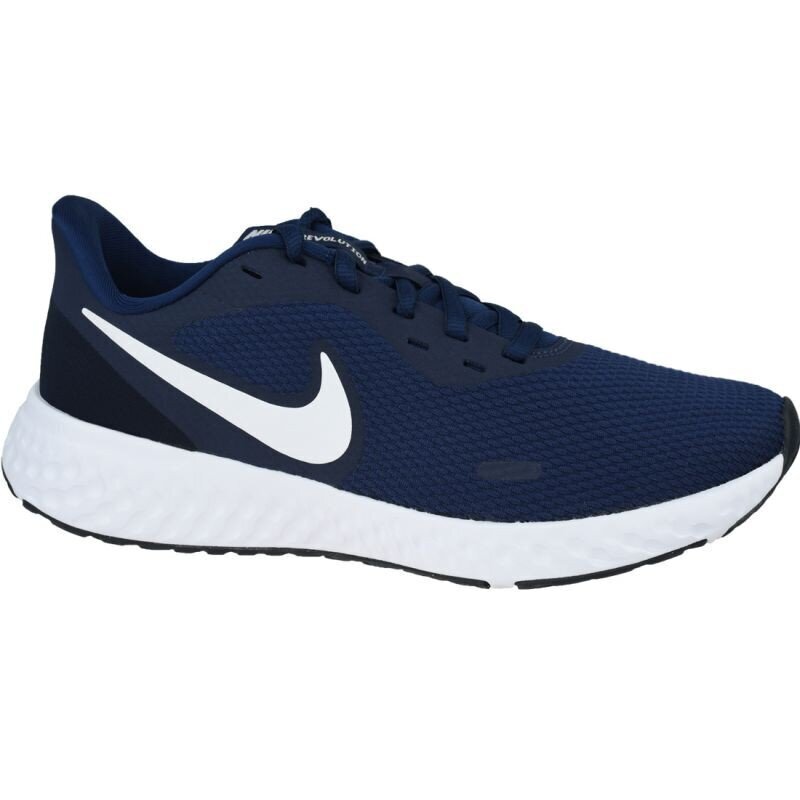 Nike vyriški sportiniai batai Revolution 5 BQ3204 400, mėlyni kaina ir informacija | Kedai vyrams | pigu.lt