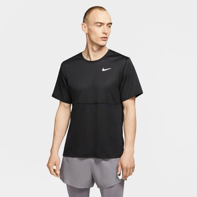 Sportiniai marškinėliai vyrams Nike Breathe Run M running CJ5332- 010 (54327) kaina ir informacija | Sportinė apranga vyrams | pigu.lt