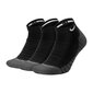 Kojinės sportui Nike Everyday Max Cushion No-Show 3Pak SX6964-010, 54512, juodos kaina ir informacija | Moteriškos kojinės | pigu.lt