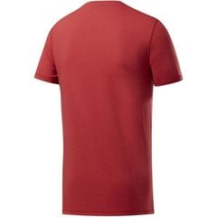 Sportiniai marškinėliai vyrams Reebok Wor WE Commercial SS Tee M FP9103, raudoni kaina ir informacija | Sportinė apranga vyrams | pigu.lt