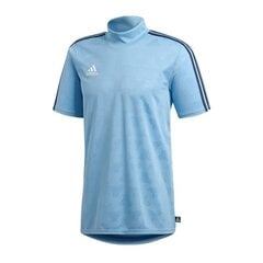 Sportiniai marškinėliai vyrams, adidas Tango Jacquard M CZ3991 mėlyna kaina ir informacija | Sportinė apranga vyrams | pigu.lt