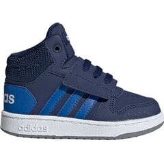 Kedai vaikams Adidas Hoops Mid 2.0 EE6714, 56806, mėlyni цена и информация | Детская спортивная обувь | pigu.lt