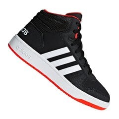 Vaikiški kedai Adidas Hoops Mid 2.0 K JR B75743, 56893 цена и информация | Детская спортивная обувь | pigu.lt