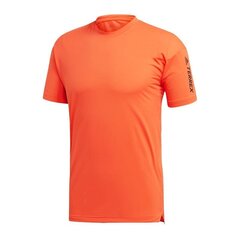 Sportiniai marškinėliai vyrams, adidas Terrex Agravic Trail Running M FI8785 oranžinė kaina ir informacija | Sportinė apranga vyrams | pigu.lt