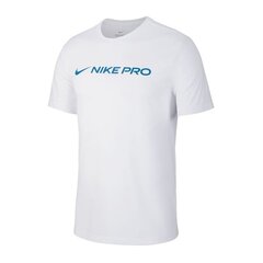 Sportiniai marškinėliai vyrams Nike Pro Dry Tee M CD8985-100, 58726, balti kaina ir informacija | Sportinė apranga vyrams | pigu.lt