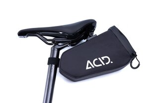 Dviračio krepšys ACID Click L, kabinamas po sėdyne, juodas kaina ir informacija | Krepšiai, telefonų laikikliai | pigu.lt