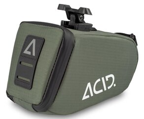 Dviračio krepšys ACID Click L, kabinamas po sėdyne, žalias kaina ir informacija | Krepšiai, telefonų laikikliai | pigu.lt