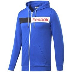 Свитер мужской Reebok Logo FZ HM FK6117, синий цена и информация | Мужские толстовки | pigu.lt