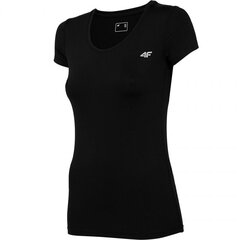 Футболка спортивная женская 4F, черная цена и информация | Спортивная одежда для женщин | pigu.lt