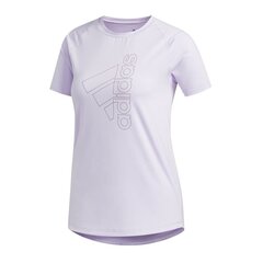 Женская футболка Adidas Badge Of Sport W FQ1991, белая цена и информация | Спортивная одежда для женщин | pigu.lt