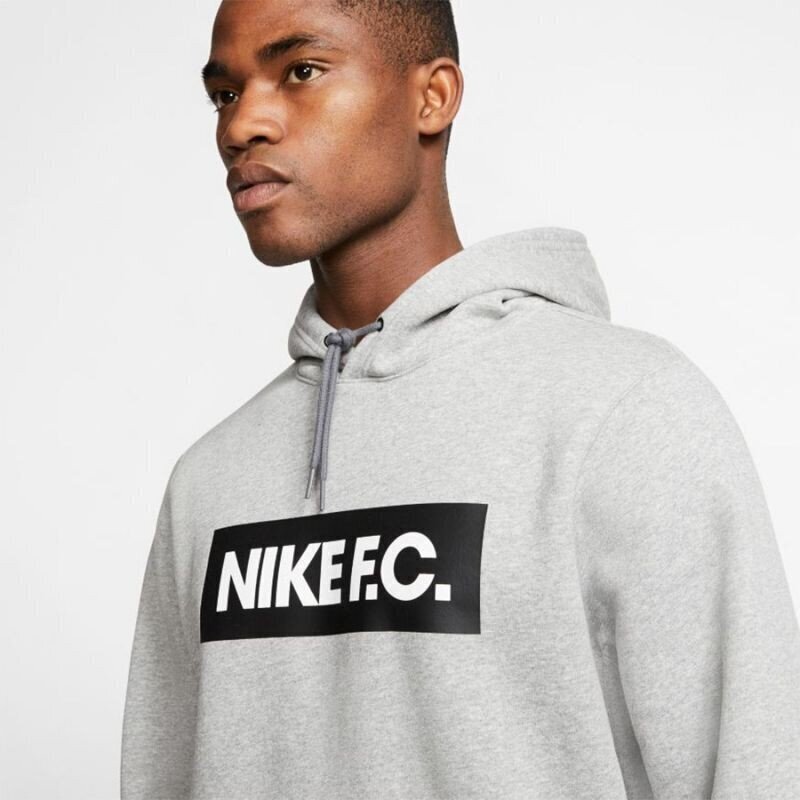 Nike vyriškas džemperis FC, pilkas kaina ir informacija | Džemperiai vyrams | pigu.lt