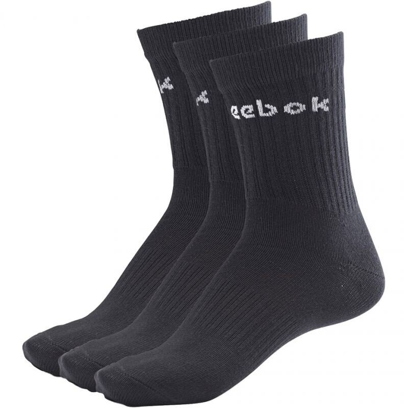 Kojinės sportui vyrams Reebok active core mid crew GH0331, 3 poros, juodos kaina ir informacija | Vyriškos kojinės | pigu.lt
