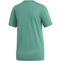 Спортивная футболка женская, adidas Trefoil Tee W FM3300 зеленая цена и информация | Adidas Женская одежда | pigu.lt