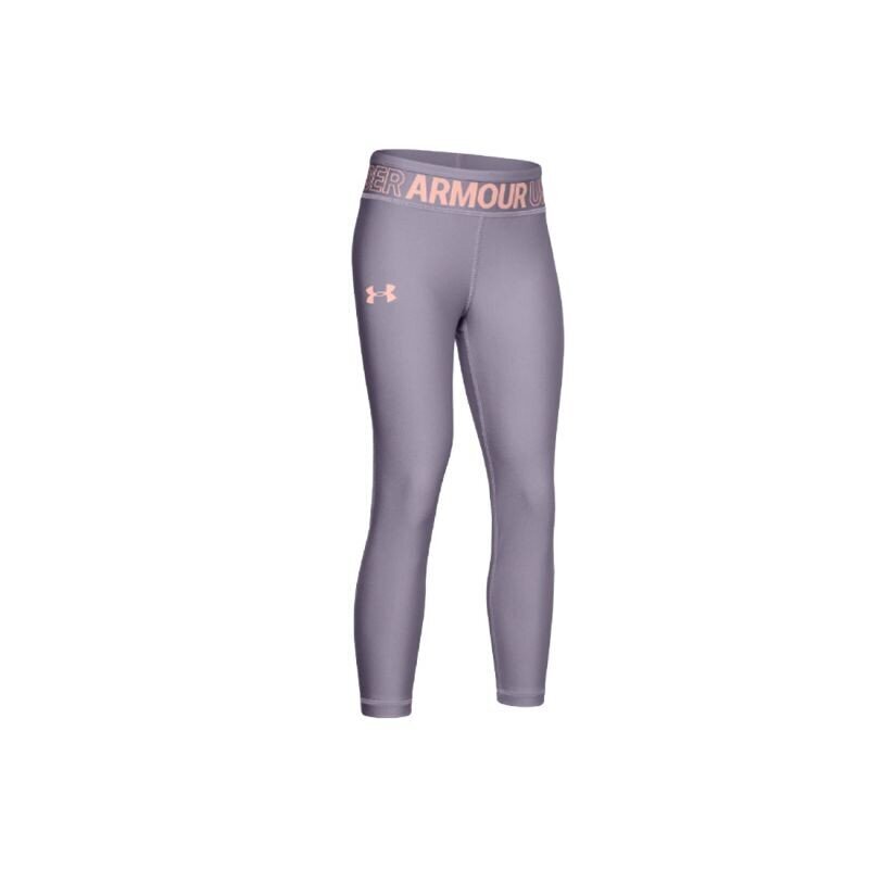 Sportinės kelnės mergaitėms, Under Armour HG Ankle Crop K Junior Pants 1327 855-555 kaina ir informacija | Kelnės mergaitėms | pigu.lt