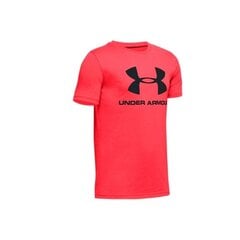 Sportiniai marškinėliai Under Armour Sportstyle Logo Short Sleeve Junior 1330893 628, 61926 kaina ir informacija | Sportinė apranga vyrams | pigu.lt