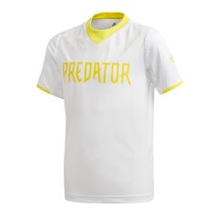 Футболка для мальчиков Adidas BAR Predator Jr GE0033, белая цена и информация | Рубашки для мальчиков | pigu.lt