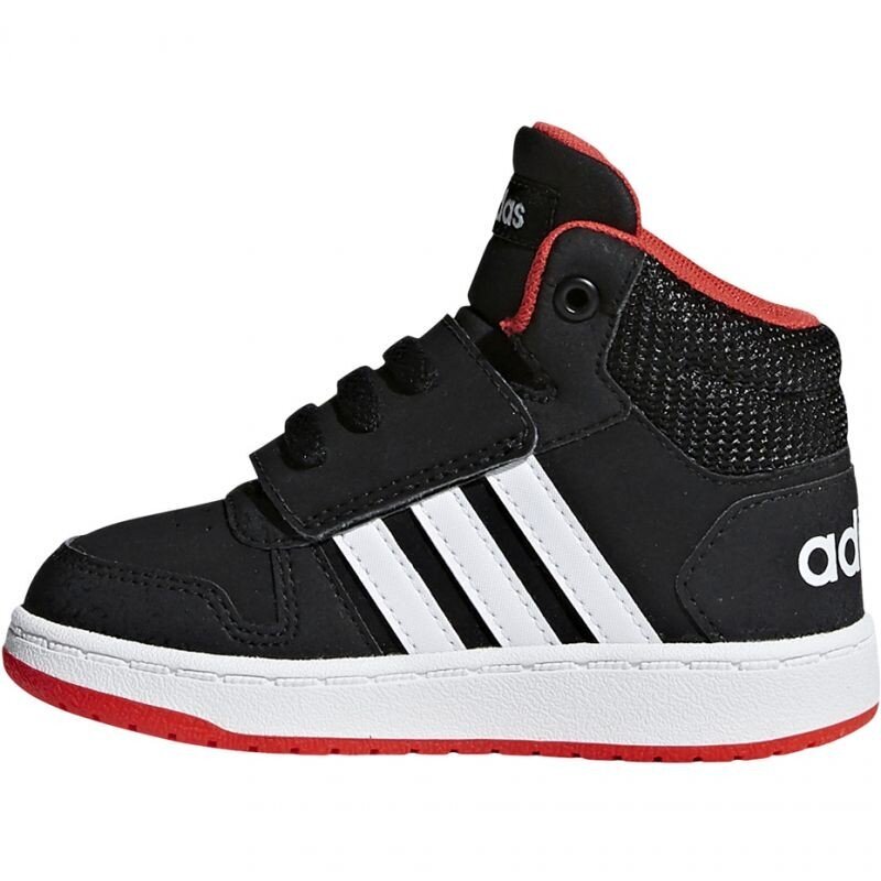 Sportiniai batai vaikams Adidas core hoops mid 2.0 i b75945, juodi цена и информация | Sportiniai batai vaikams | pigu.lt