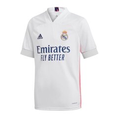 Sportiniai marškinėliai Adidas Real Madrid Home 20/21 Jr FQ7486, 64241 kaina ir informacija | Marškinėliai berniukams | pigu.lt